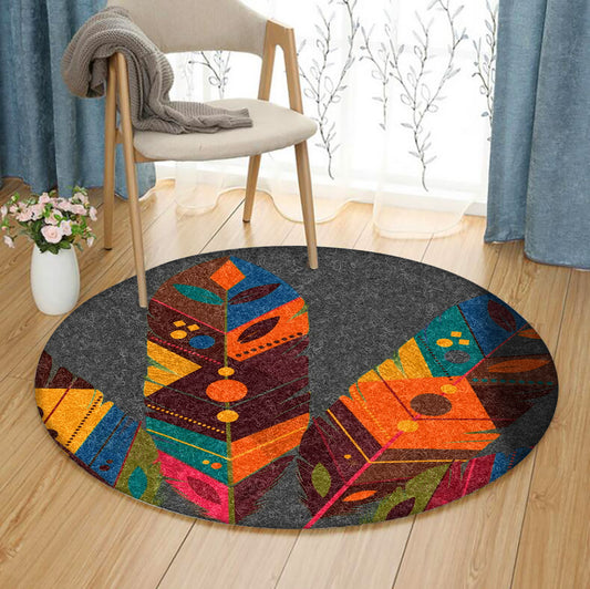 Native American DP190830RR Round Area Rug