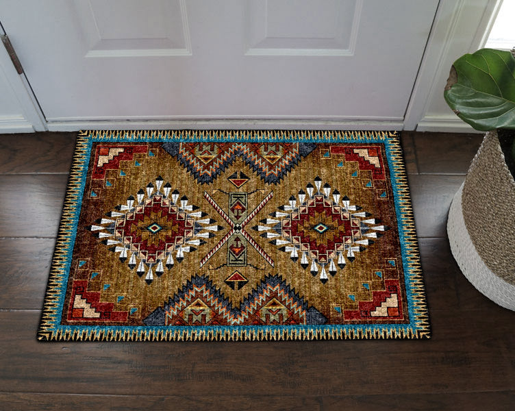 Native American HN23100108D Non-slip Door mats