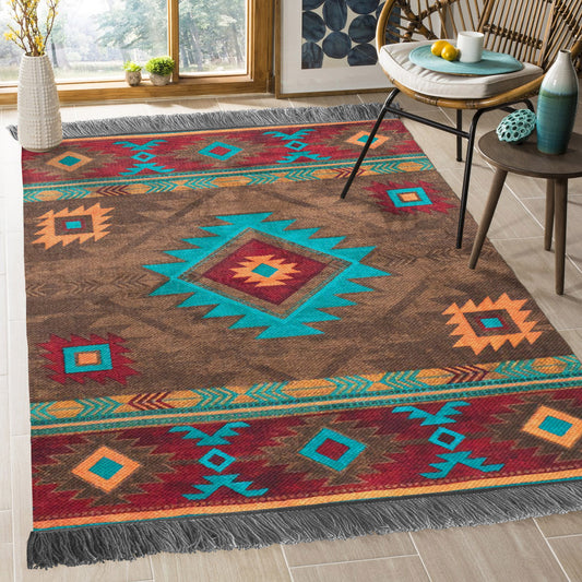 Native American HN2509107O Decorative Floor-cloth