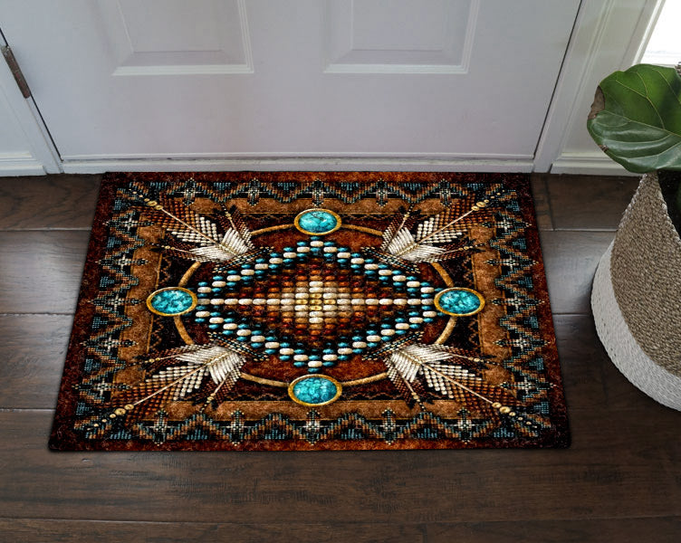 Native American HN250927D Non-slip Door mats