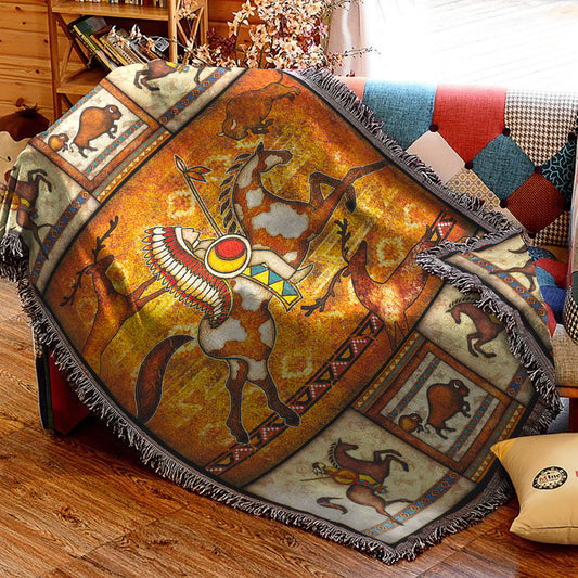 Native American HT2409107S Throw Blankets For Sofa
