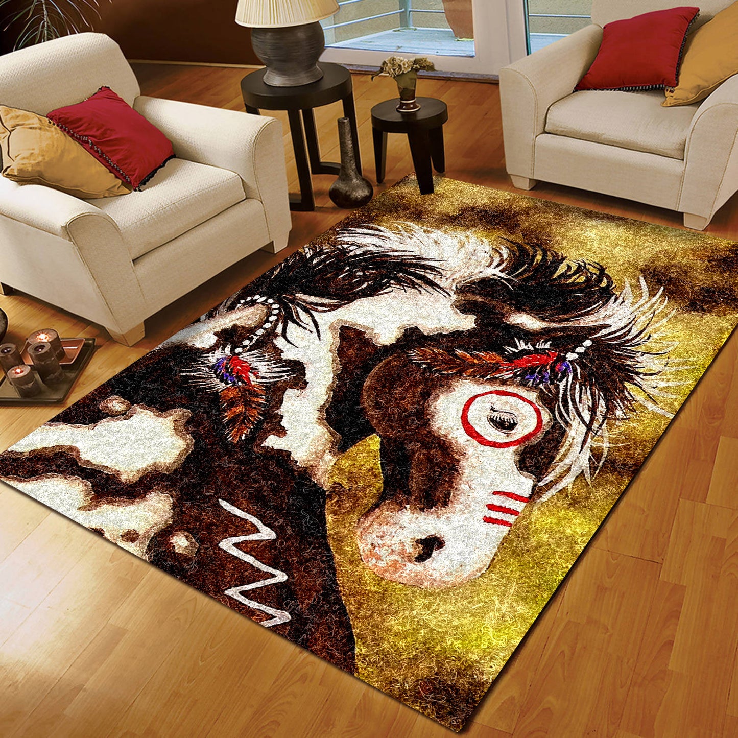 Native American Horse BT150844R Rug