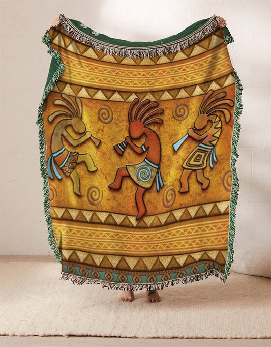 Native American Kokopelli DD1010212S Throw Blankets For Sofa