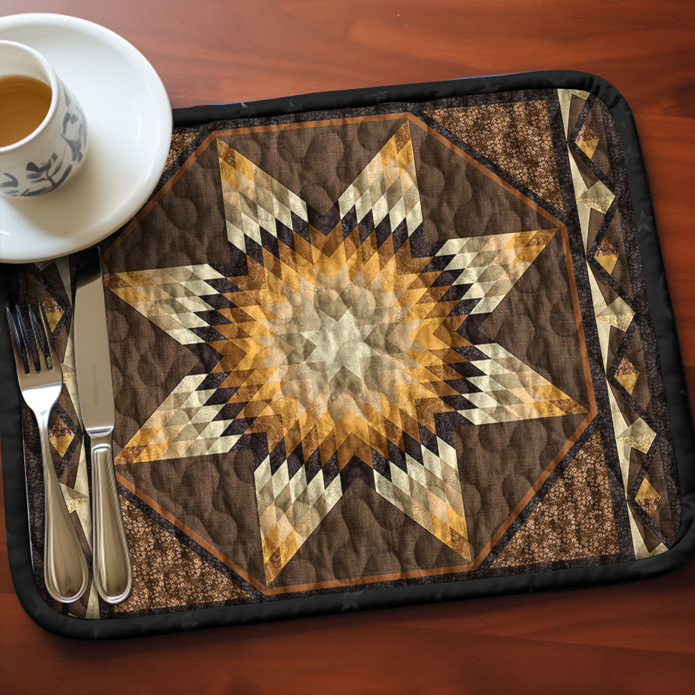 Native American Lone Star TN250503DPM Quilted Placemats