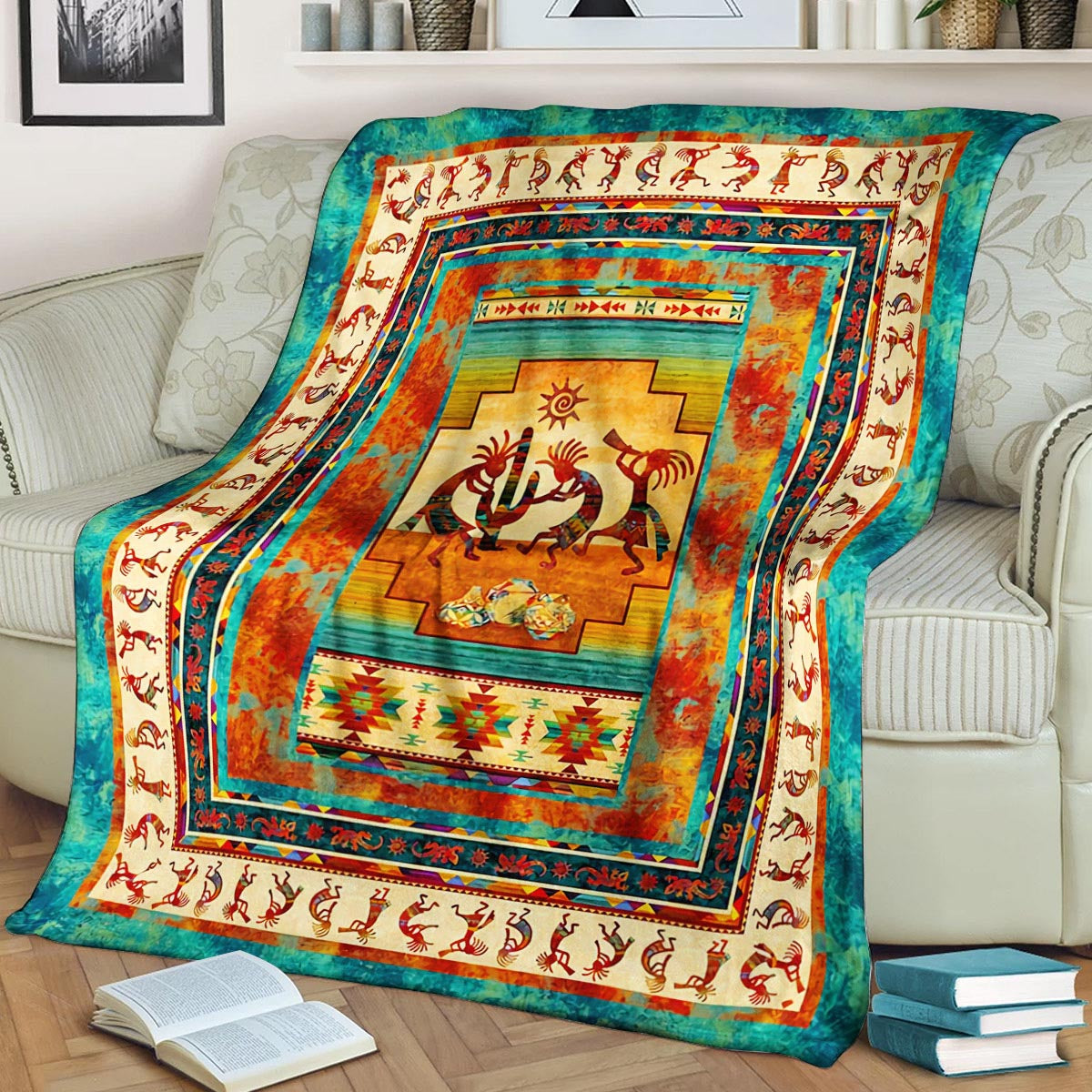 Native American ML290846F Sherpa Fleece Blanket