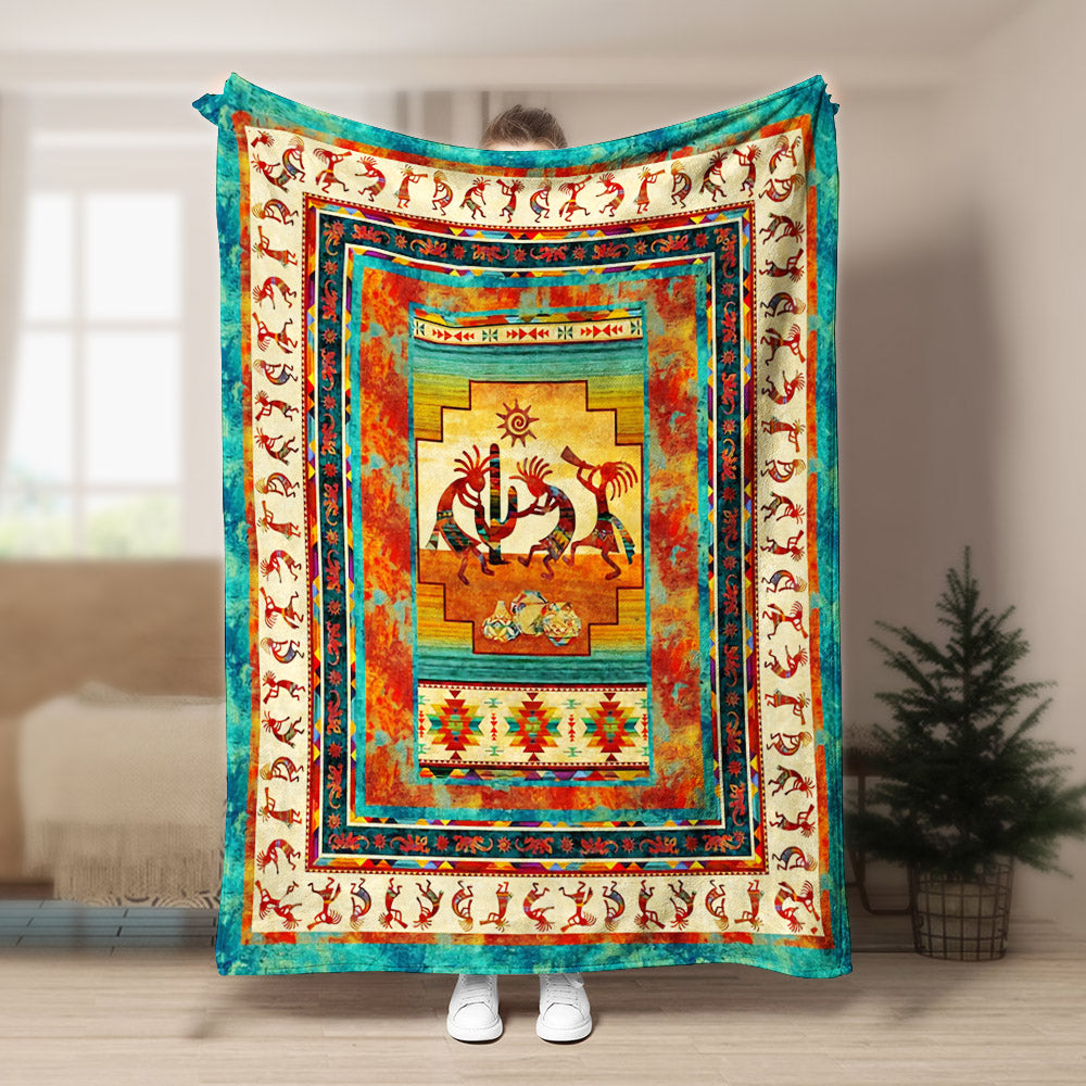 Native American ML290846F Sherpa Fleece Blanket