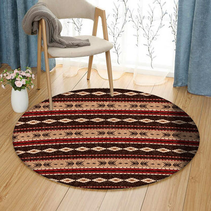 Native American NT220816RR Round Area Rug