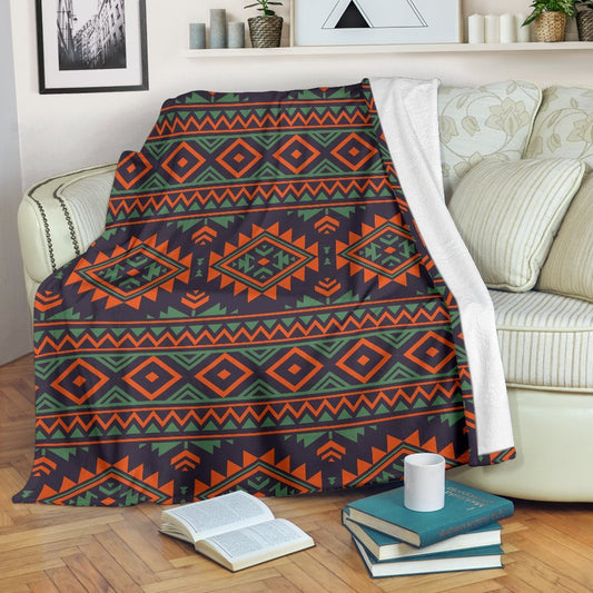 Native American Pendleton Tribal Navajo Indians Aztec CL12100818MDF Sherpa Fleece Blanket