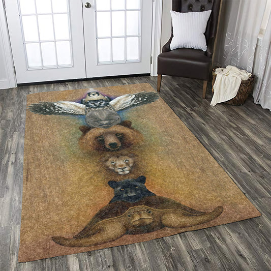 Native American Spirit Animal DD230856R Rug