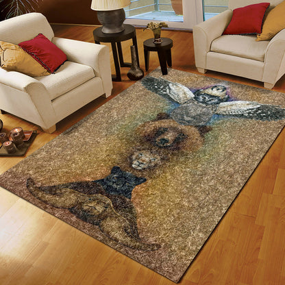 Native American Spirit Animal DD230856R Rug