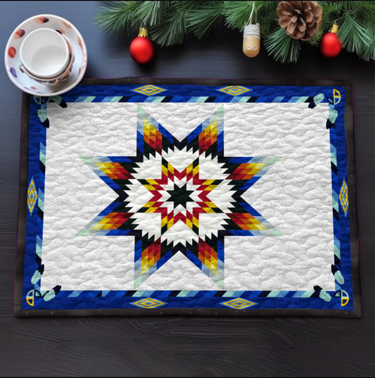 Native American Star HN180503MPM Quilted Placemats