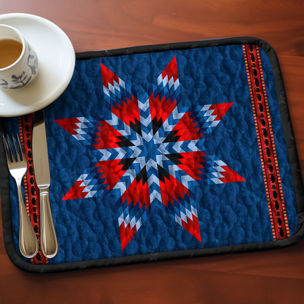 Native American Star HN270502MPM Quilted Placemats – Charming Favor