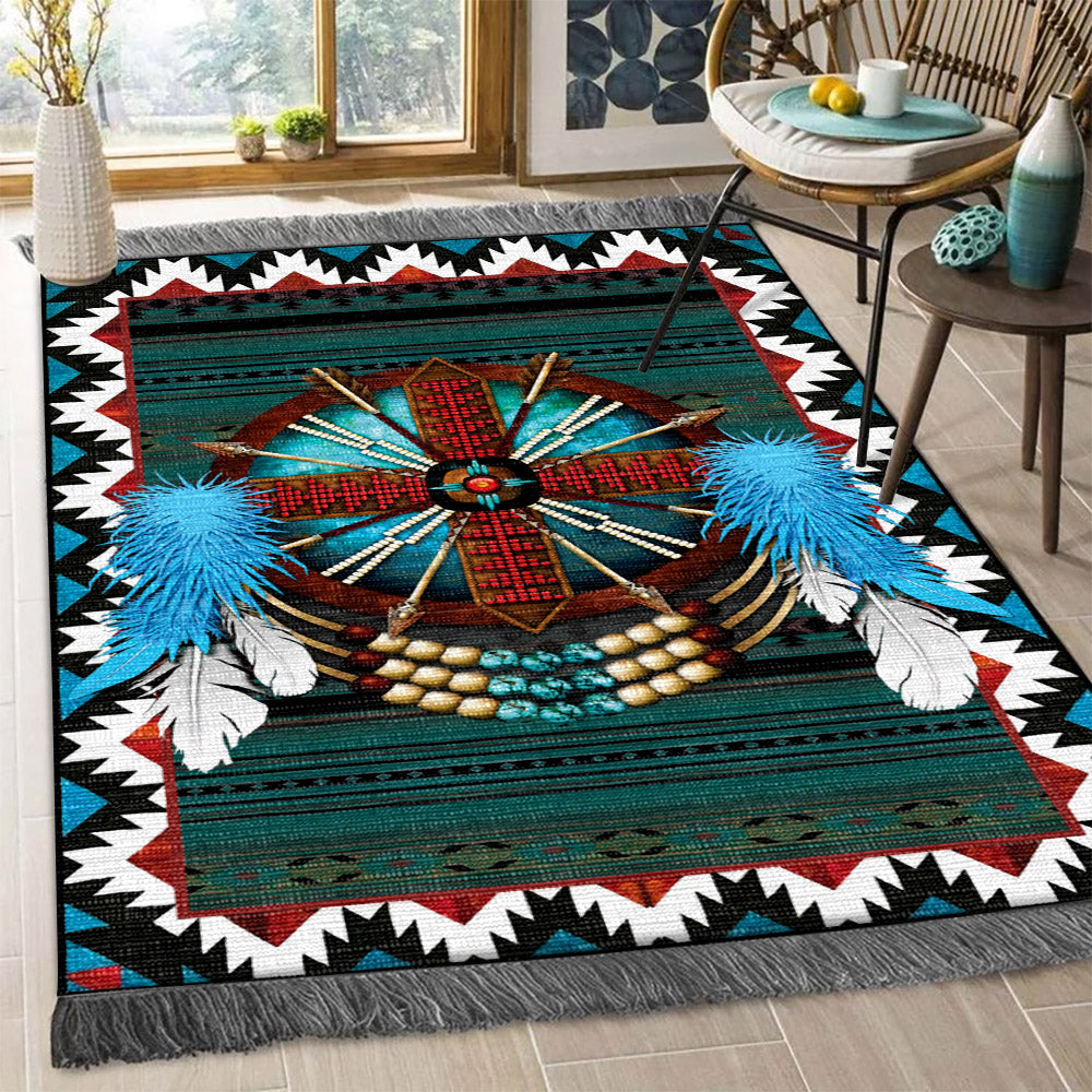 Native American TL2609107F Decorative Floor-cloth
