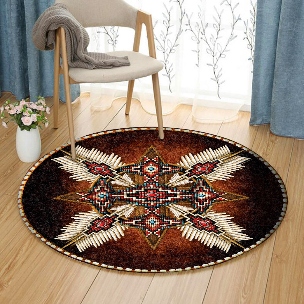 Native American TL260953TM Round Area Rug