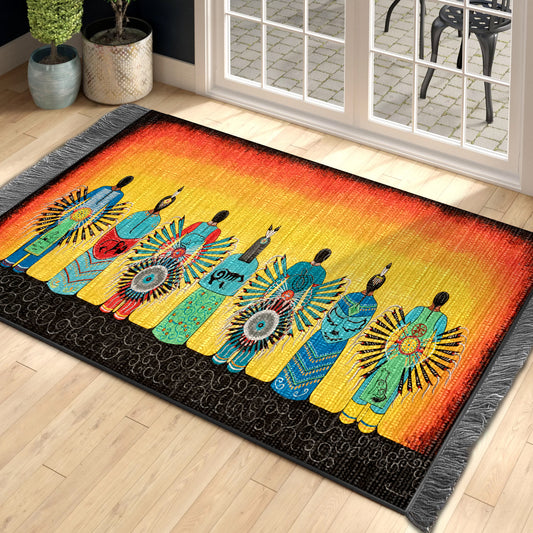 Native American TN1609128F Decorative Floor-cloth