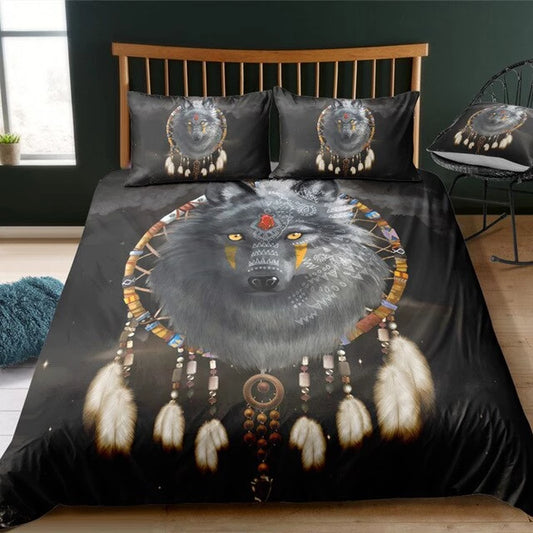 Native Americans Wolf CLM2809125B Bedding Sets