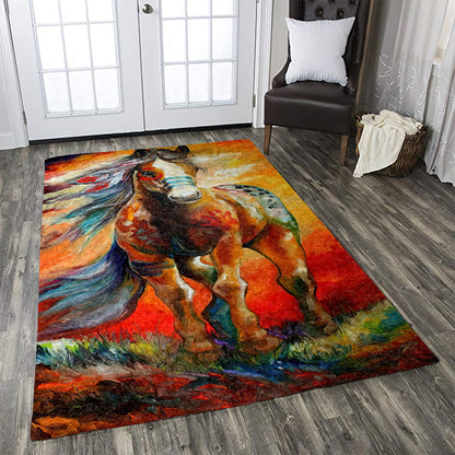 Native american horse BT200848R Rug