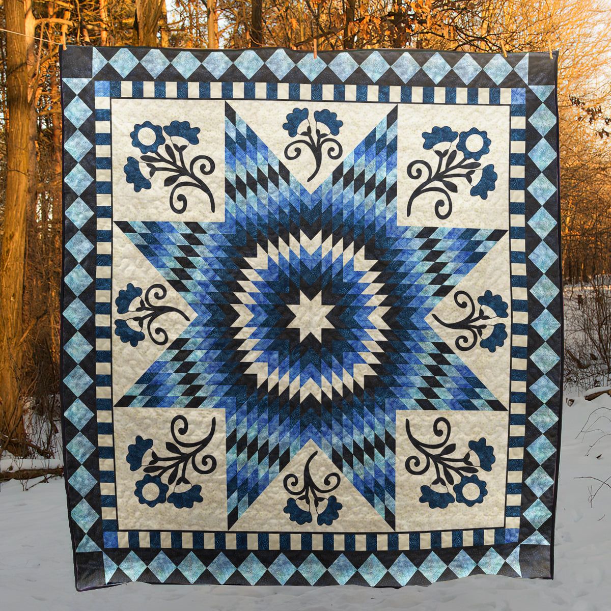 Native American Inspired Art Quilt HN080401D