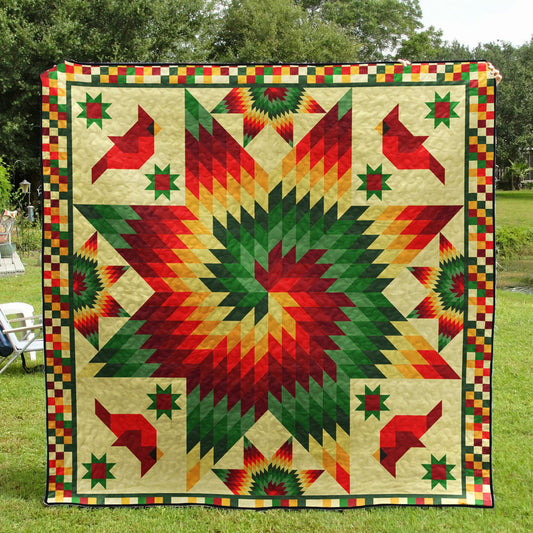 Native American Star Quilt Blanket HN10032303BL