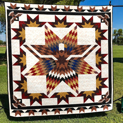 Native American Star Quilt Blanket HN02032301BL