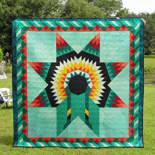 Native American Star Quilt Blanket HN01032301BL