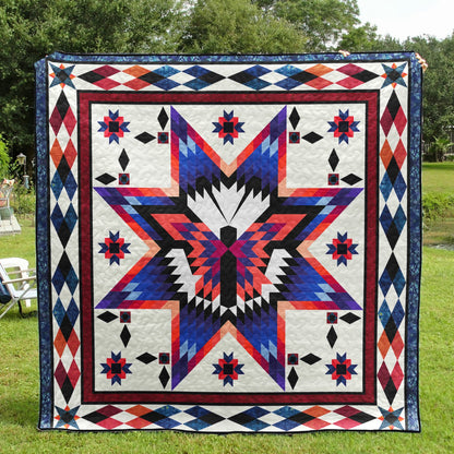 Butterfly Native American Star Quilt Blanket HN27022302BL