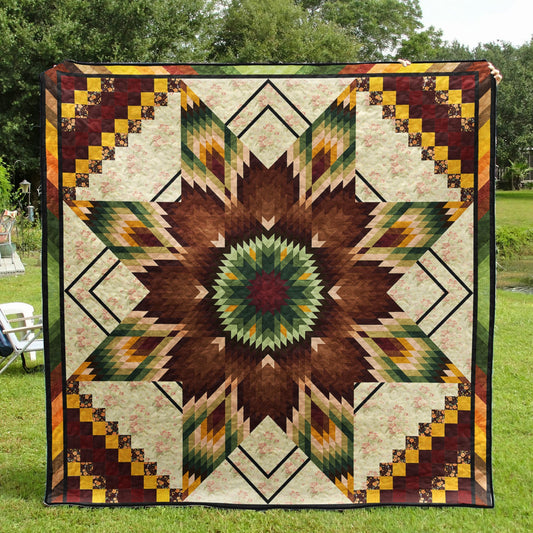 Native American Star Quilt Blanket HN01032303BL