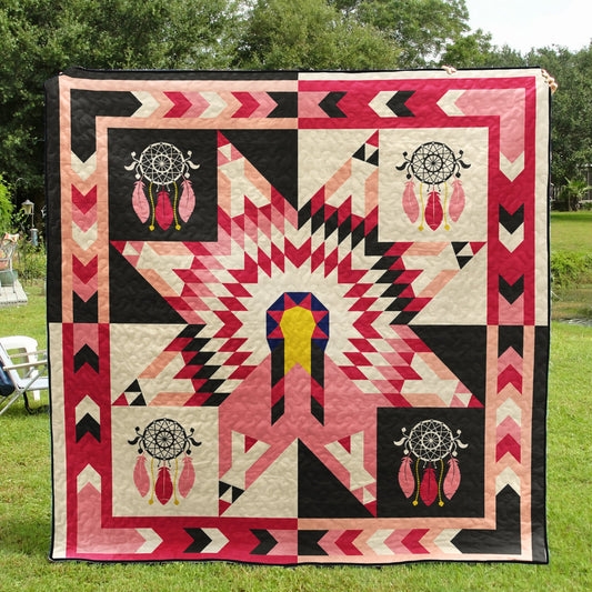 Native American Star Quilt Blanket HN28022303BL