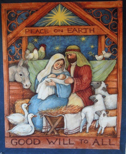 Nativity CLA08110664Q Quilt Blanket