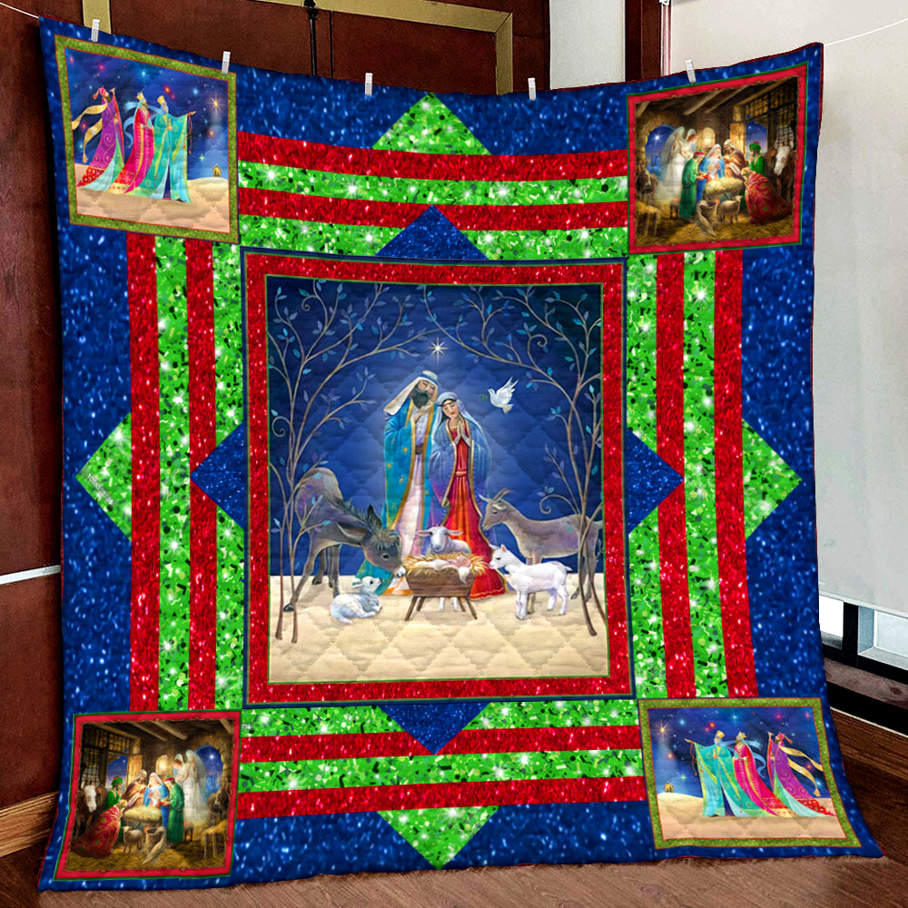 Nativity Story Quilt Blanket MN021101