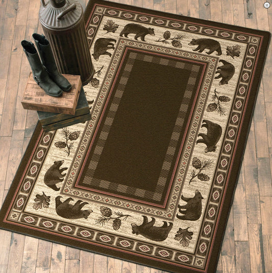 Nature Bears CLM3009112M Rug