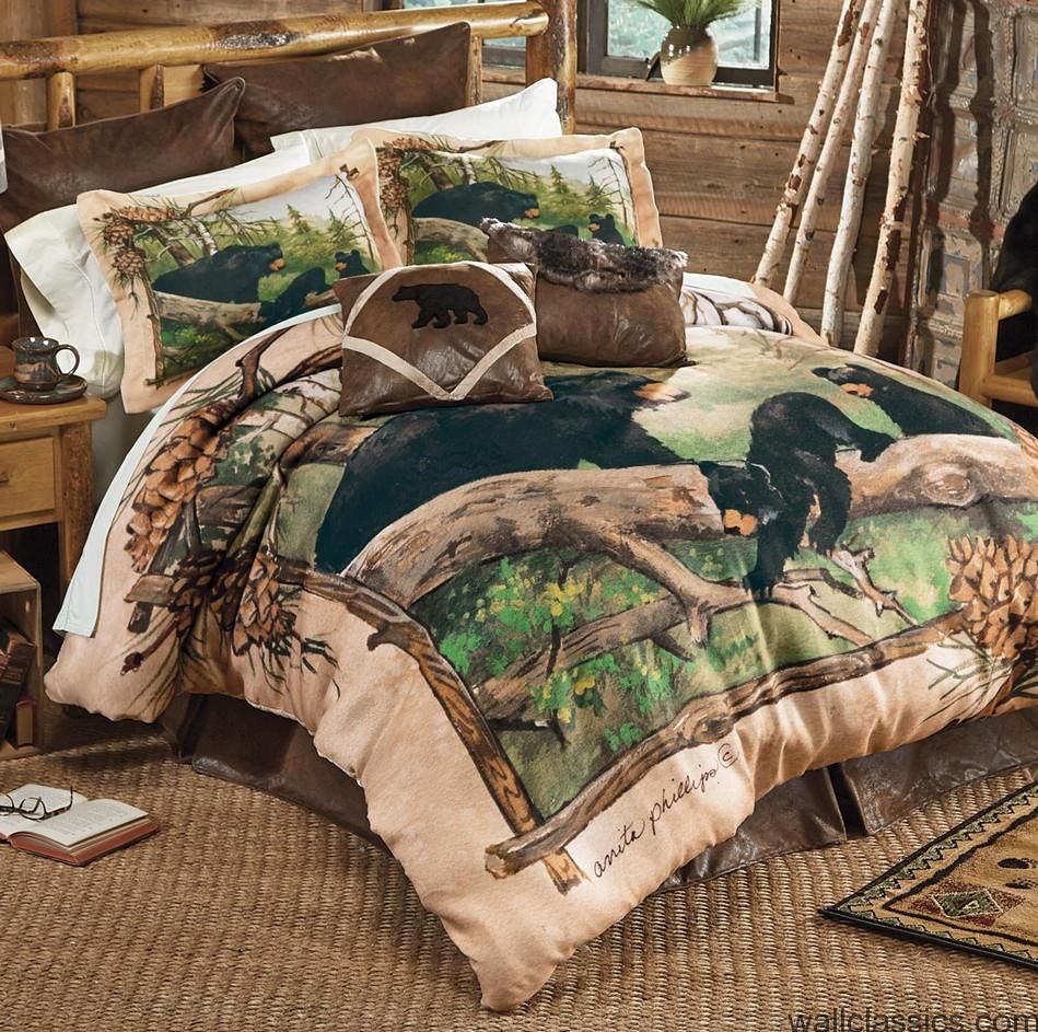Nature Black Bear CLM2810344B Bedding Sets