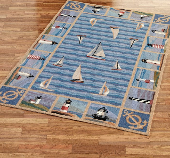 Nautical CLT0810112A Rug