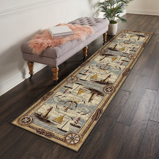 Nautical Lighthouse TN091024N Runner Rug