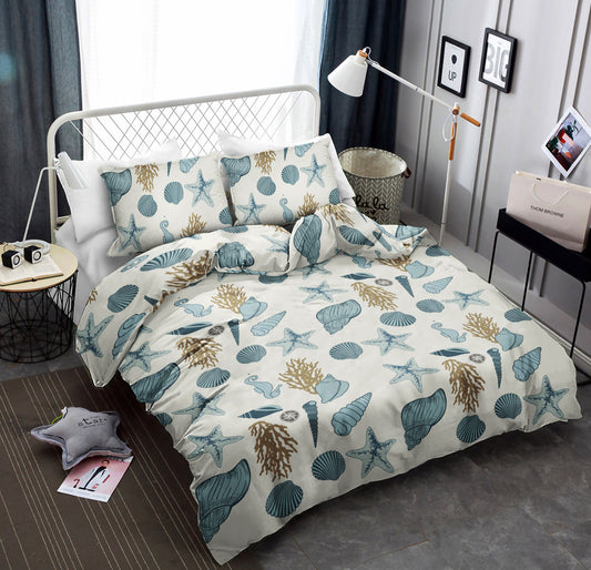Nautical Seashell Starfish CLA0510322B Bedding Sets