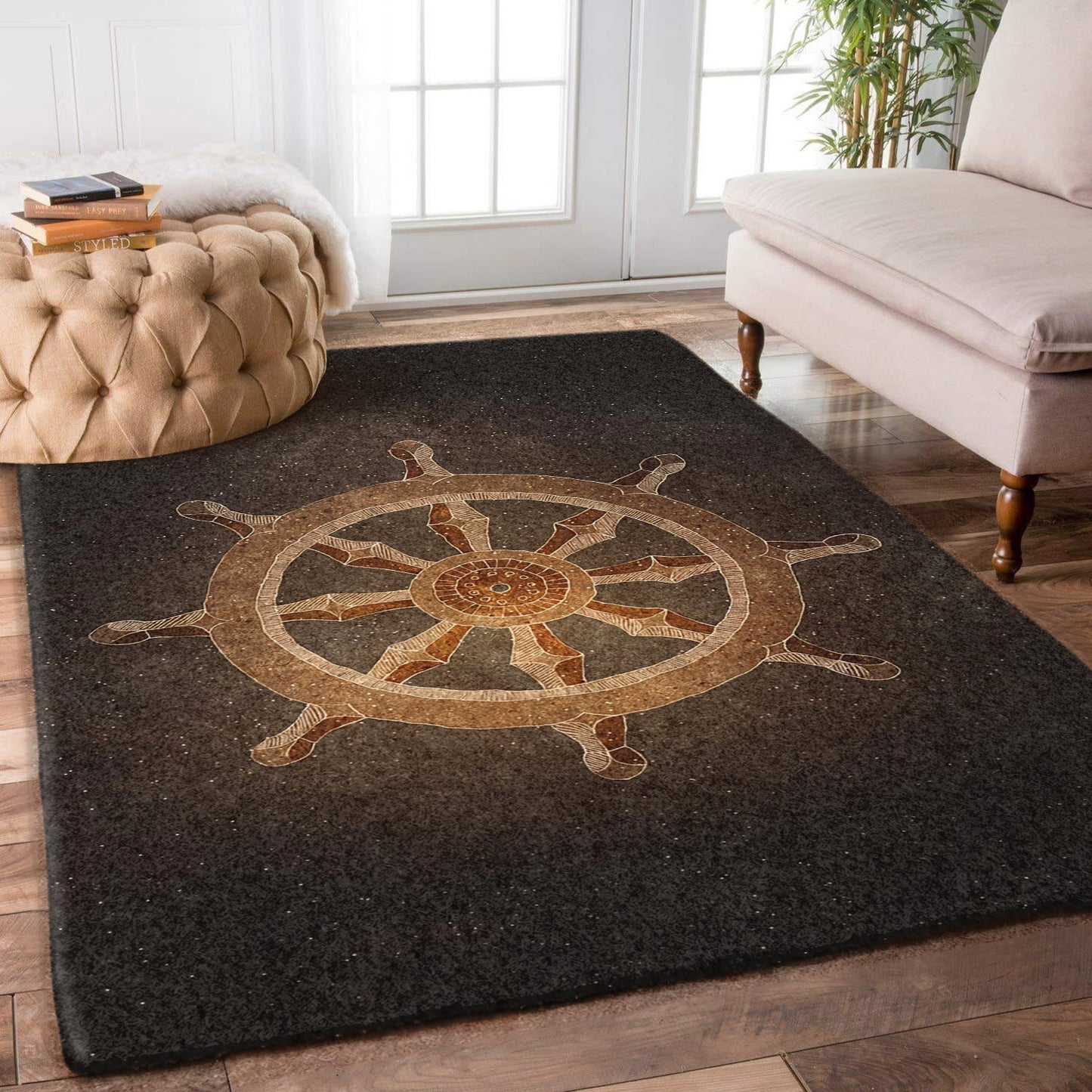 Nautical Ship Wheel TN1911097M Rug