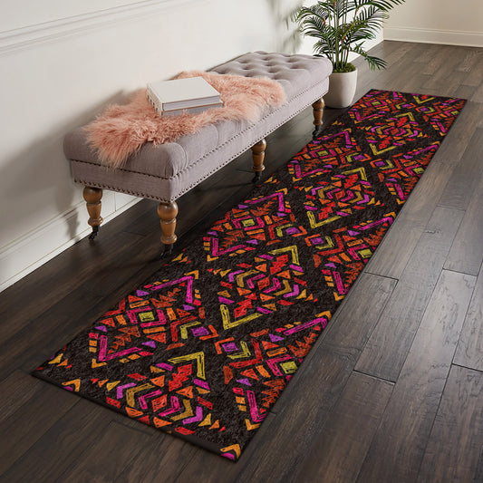 Navajo Pattern NN091027N Runner Rug