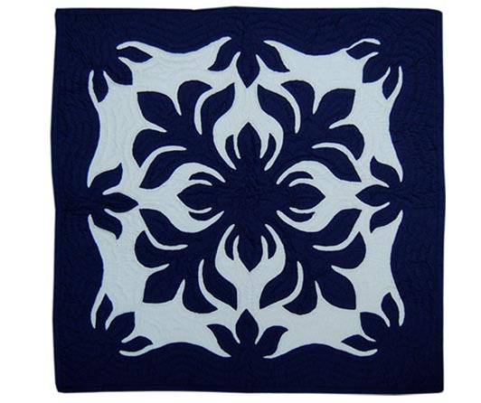 Navy Hawaiian CLM0711358 Quilt Blanket