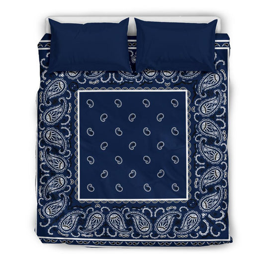 Navy Blue Bandan CLM1710245B Bedding Sets