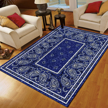 Navy Blue Bandana CLA2110024R Rug