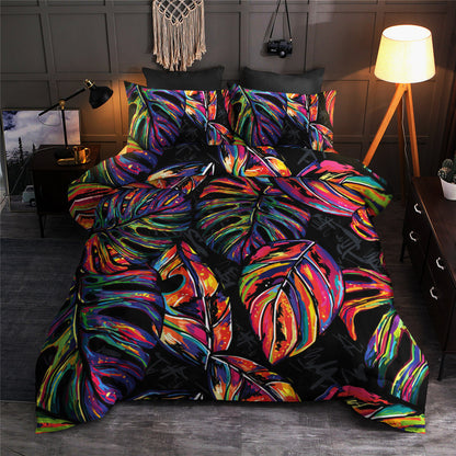 Neon Color Tropical Palm Leaves CLA19100562B Bedding Sets