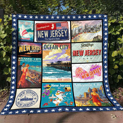 New Jersey YE040703A TBG Quilt Blanket