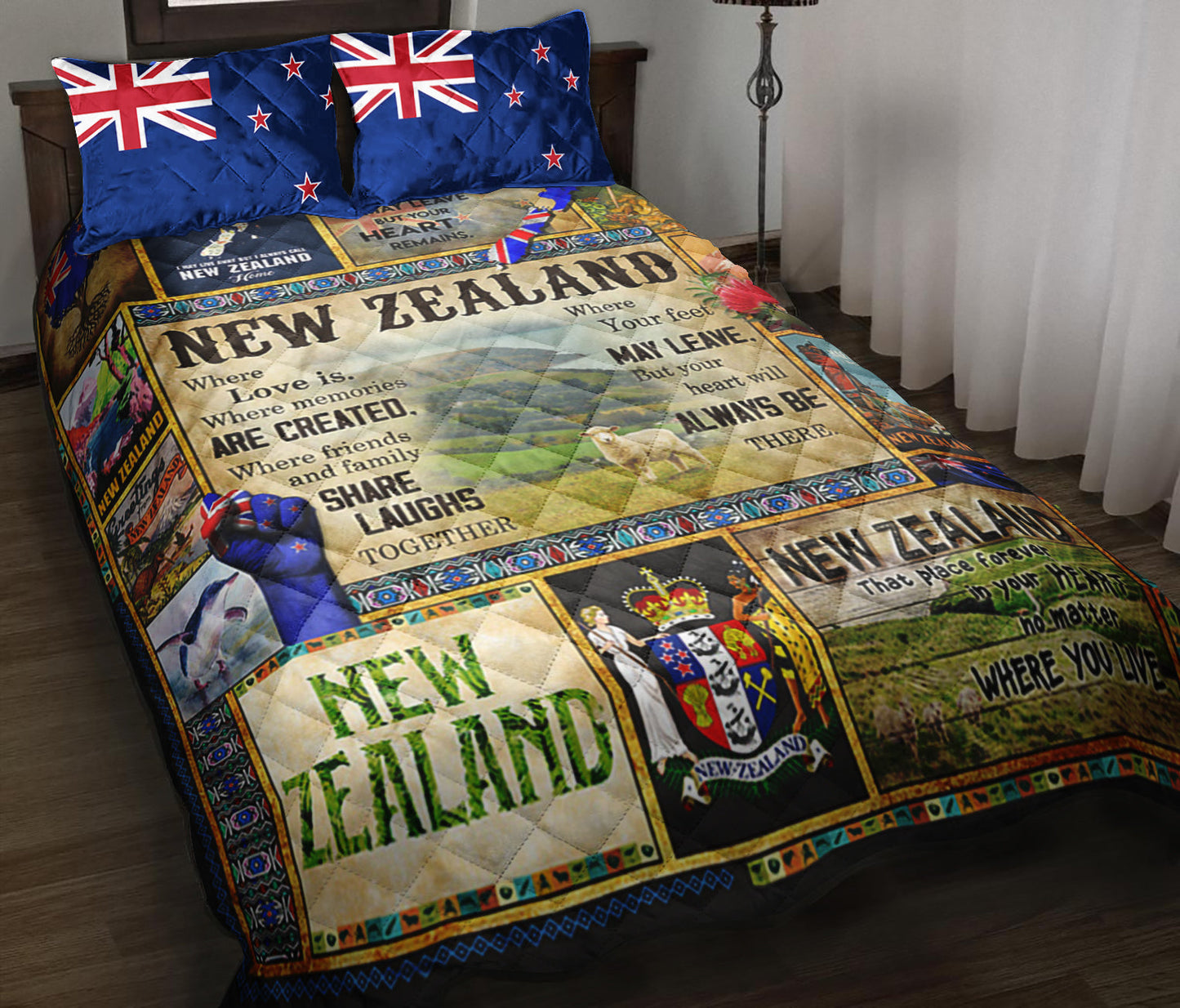 New Zealand Quilt Bedding Set TM150906