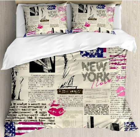 New York Lover CLT2910292T Bedding Sets