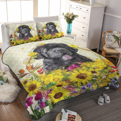 Newfoundland Dog CLM0611262B Quilt Bedding Set