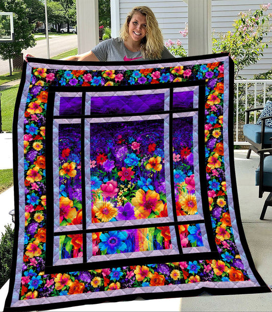 Night Flower Quilt Blanket TM160201