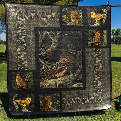 Night Owls CLA2210339Q Quilt Blanket