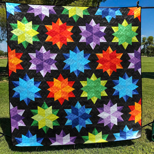 Night Sky Star Quilt Blanket HN010702M