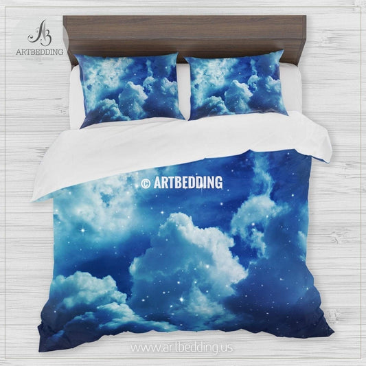 Night Cloudy Sky With Stars CL25100413MDB Bedding Sets