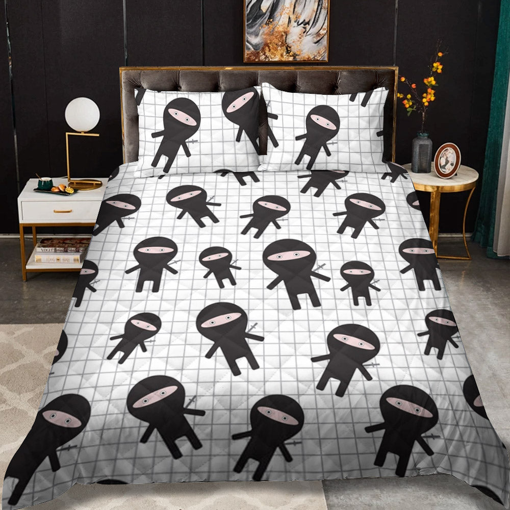 Ninja CL12100454MDB Quilt Bedding Set